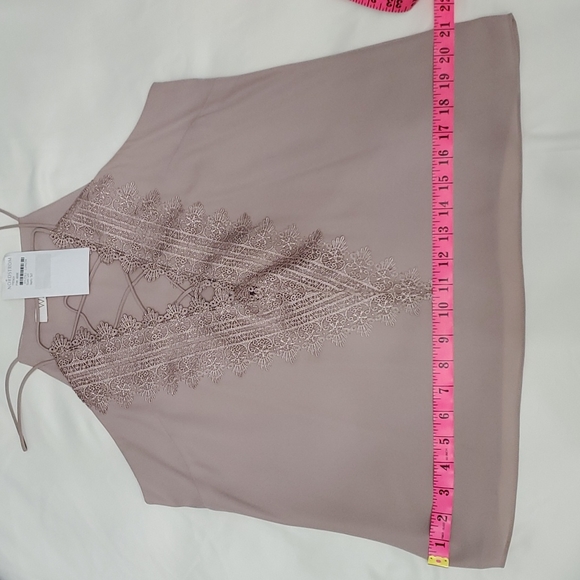 Wayf lace up tank nude,dusty rose. Large BNWT - Picture 6 of 6